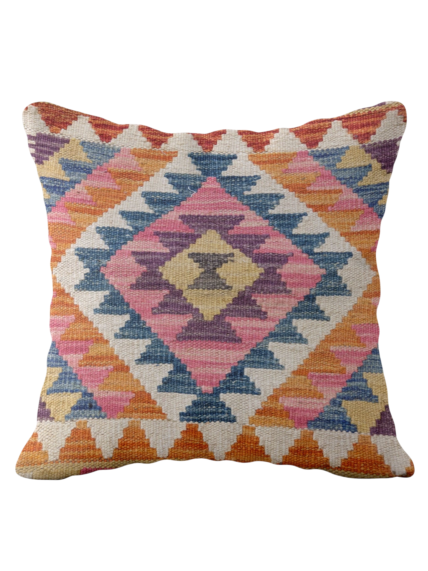 Afghan Kilim Cushion Cover - 45 x 45 cm