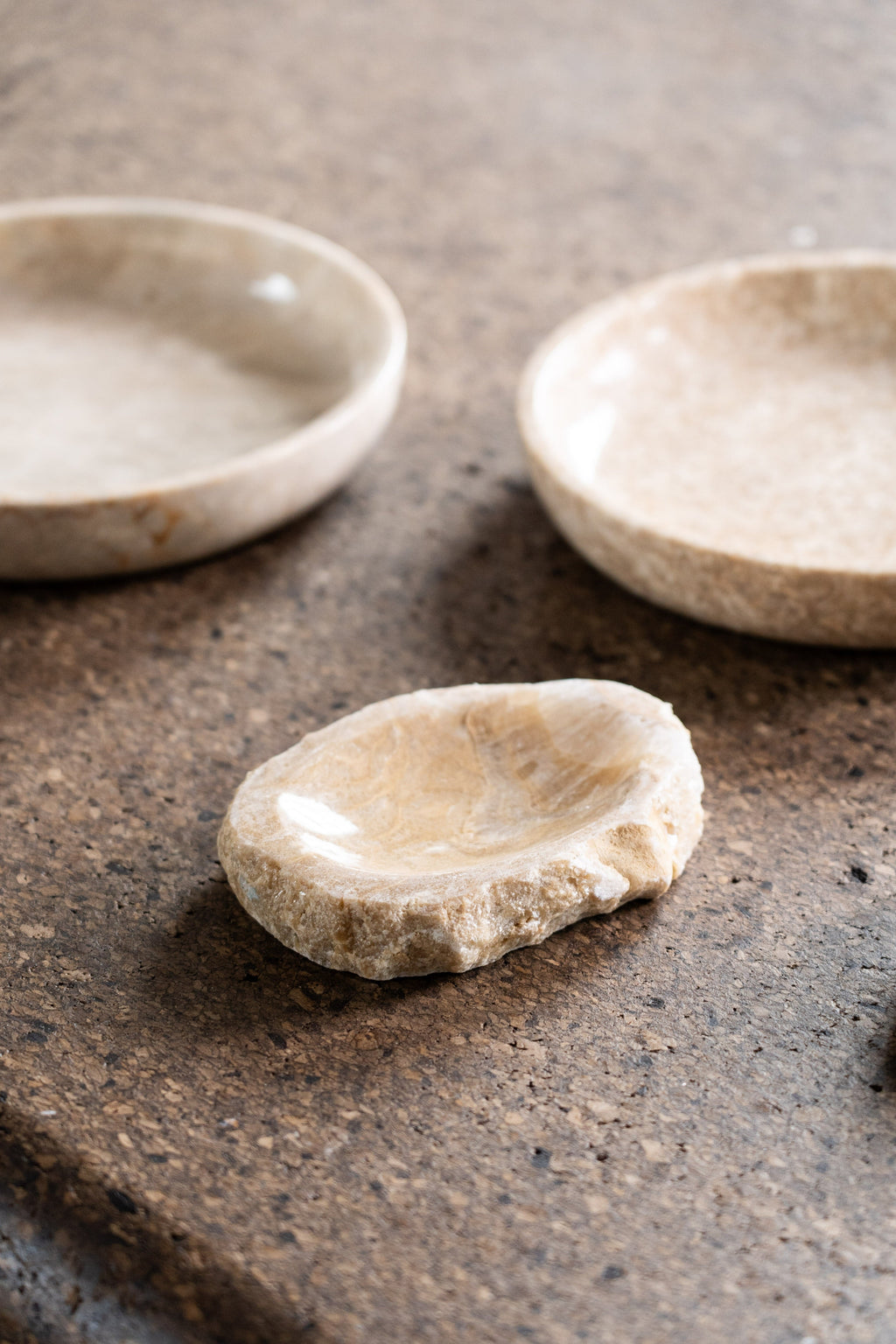 Natural Cut Onyx Jewellery & Soap Dish