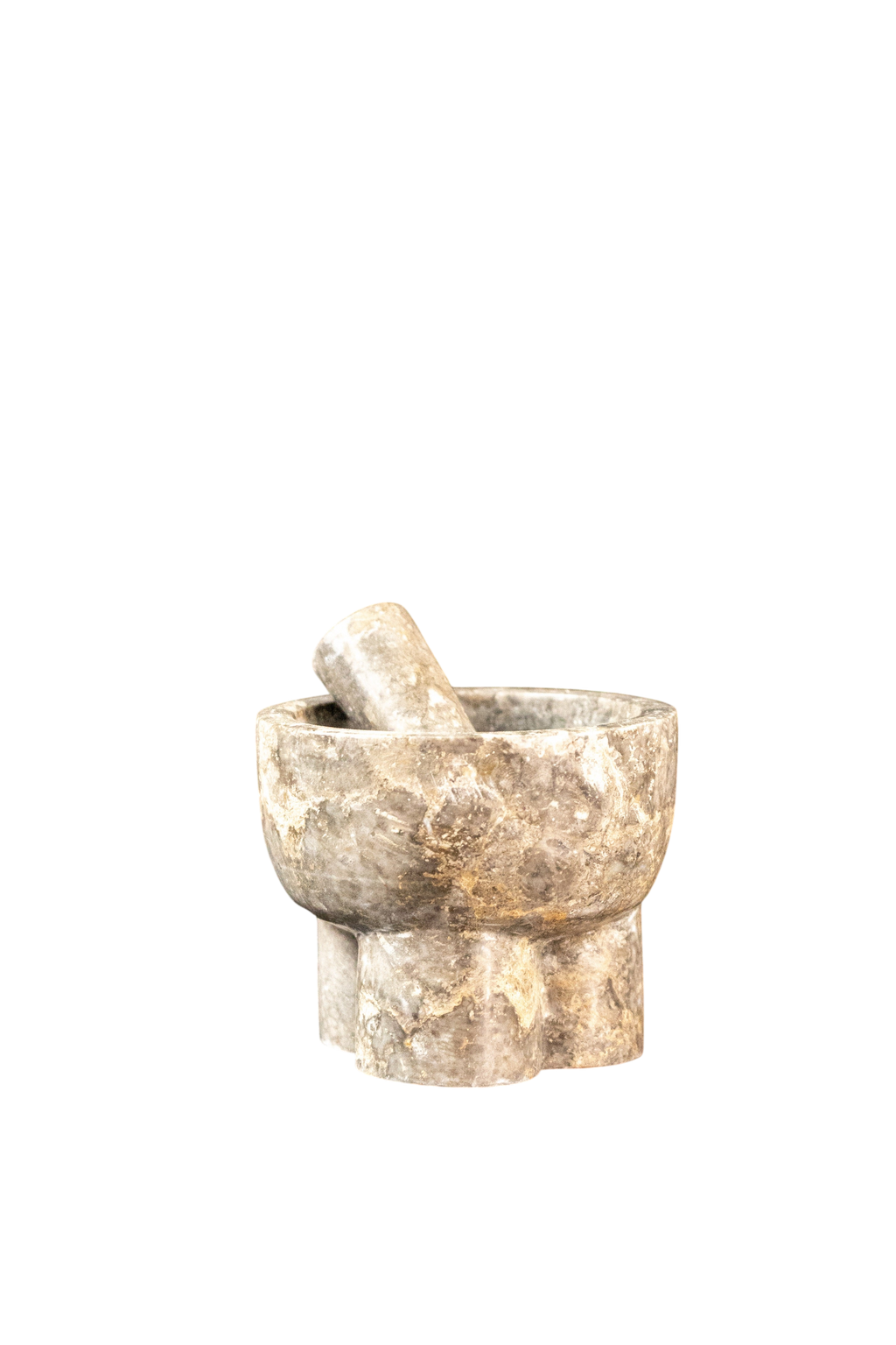 Grey Marble Pestle and Mortar