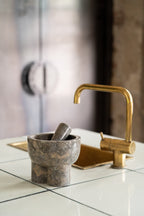 Grey Marble Pestle and Mortar