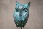 Benin Leopard sculpture - Bronze 26.4