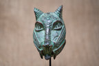 Benin Leopard sculpture - Bronze 26.8