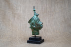Benin Bronze Head - 37.6