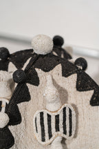 Yoruba Royal Crown Black & White