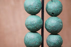 Cameroon Clay Beads- Green 36.1