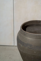 Vintage Grey Brown Pots Large