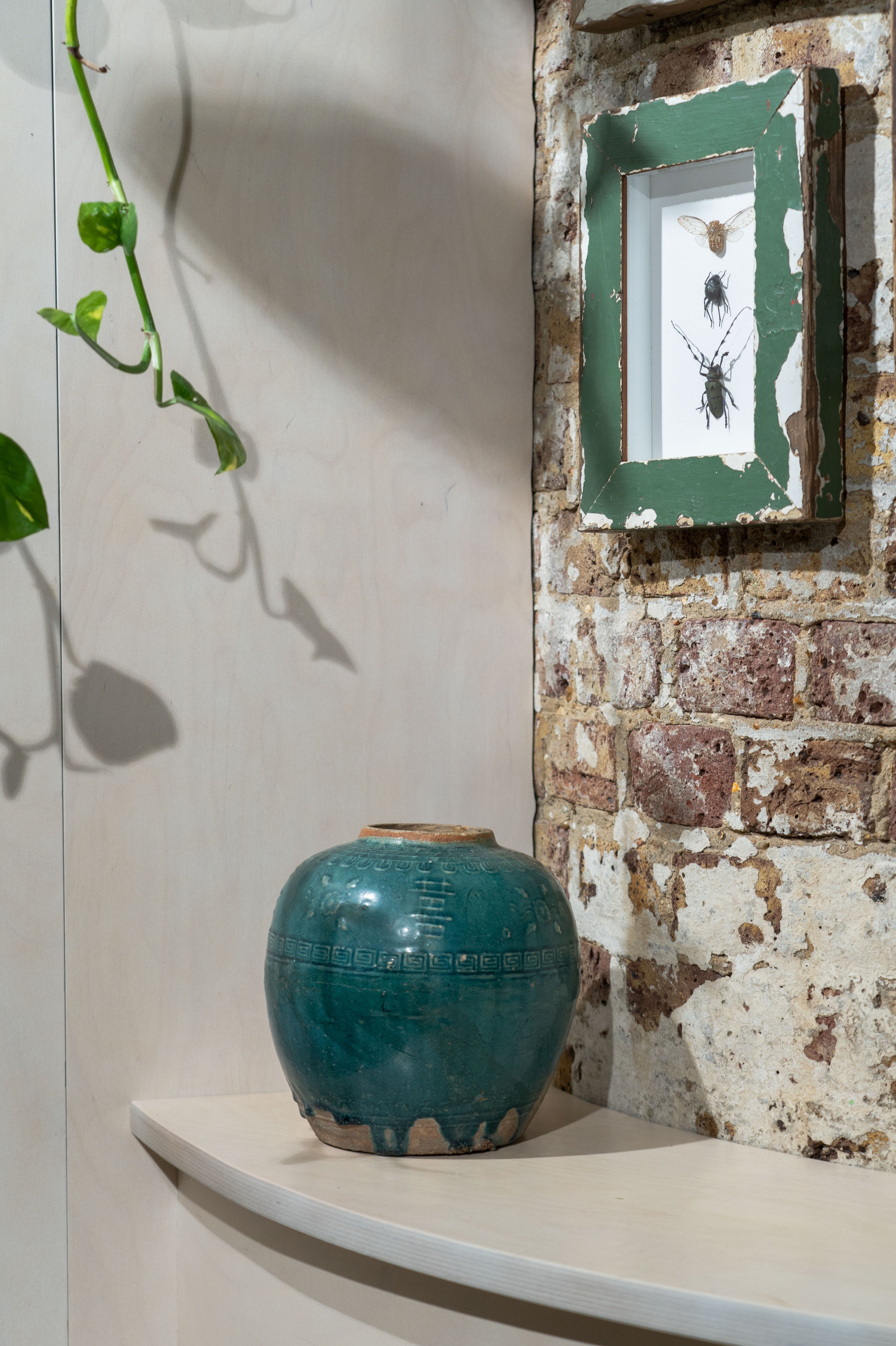 Old Blue Asian Pot No 1