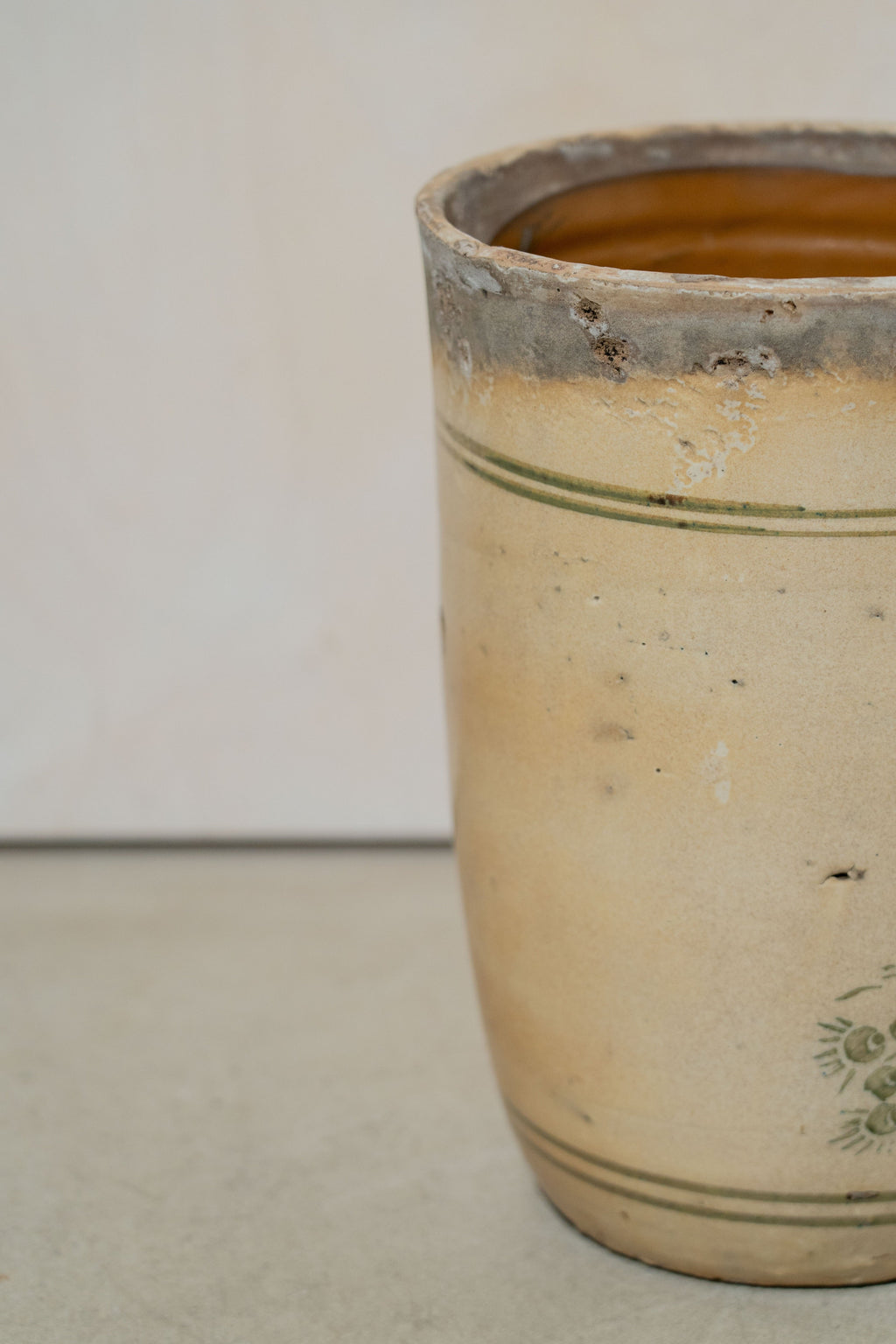 Vintage White Pots