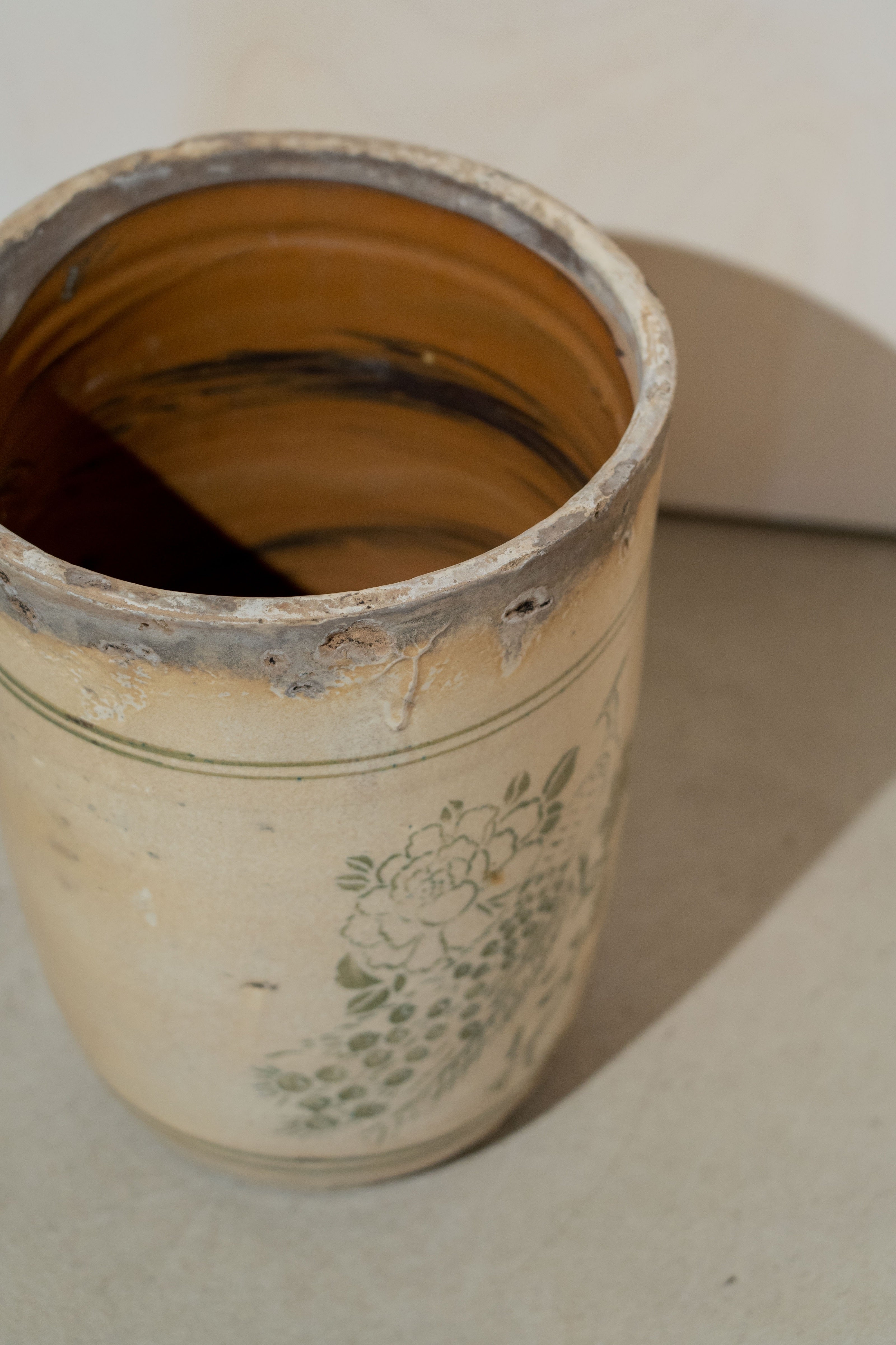 Vintage White Pots