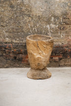 Vintage Elm Asian Wooden Mortar XL 2