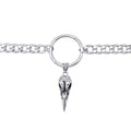Raven Bird Skull Choker
