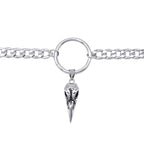 Raven Bird Skull Choker