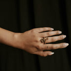 Serpent's Lair Gold Snake Ring