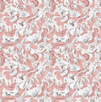 Dali's Mermaid - Blush - Wallpaper