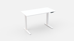 Classic Electric Height Adjustable Desk White (Wood Top) – Purus Life