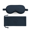 Essential Silk Sleep Eye Mask in Navy (Eucalyptus Silk)