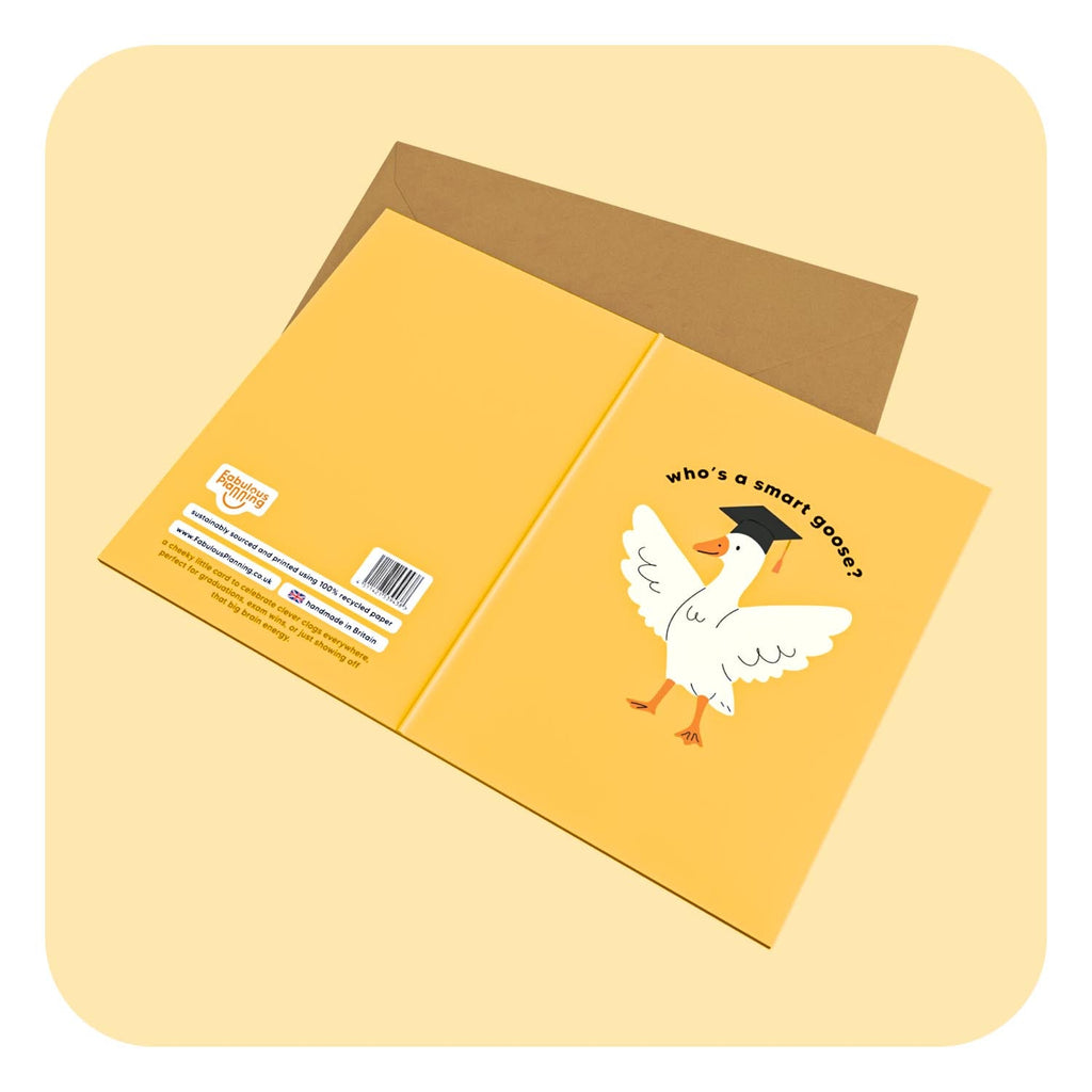 A6 Greeting Card - Who's A Smart Goose?
