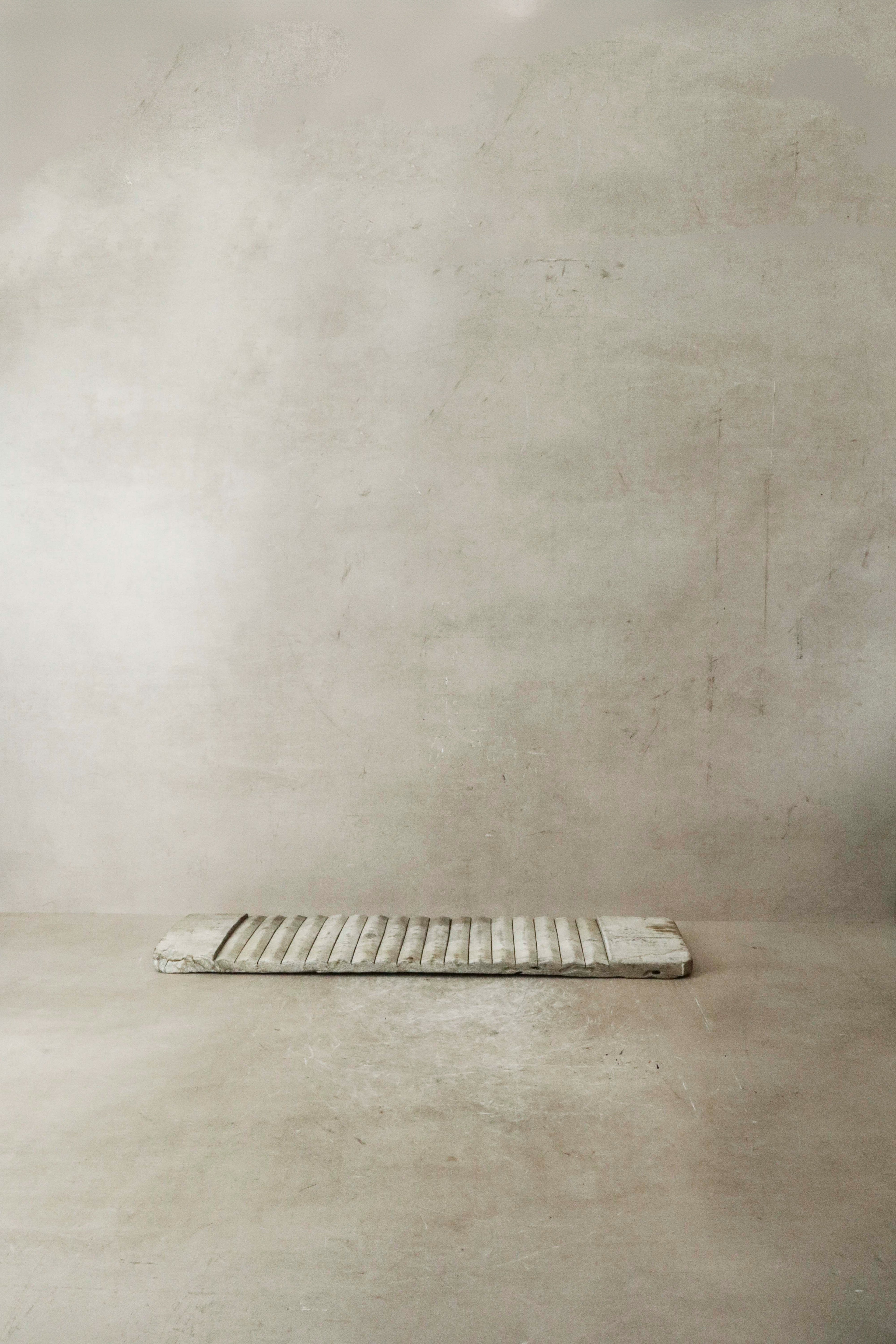 Vintage Elm Wooden Washboard - 1