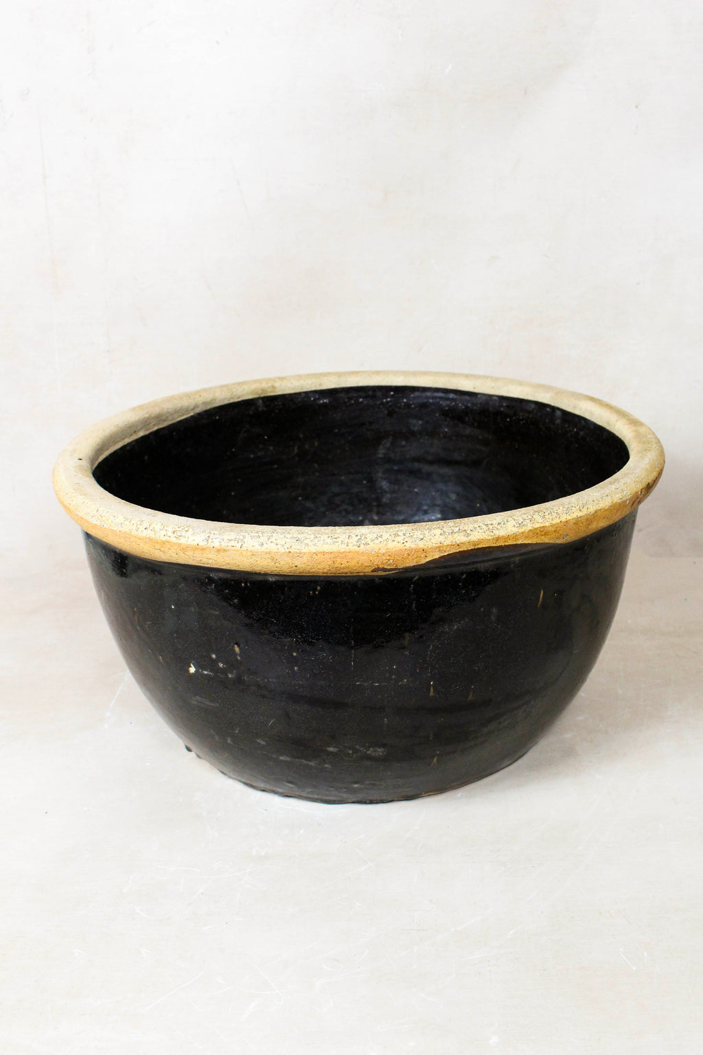 Wabi Sabi Antique Dark Glazed Terracotta Bowl Small- 86.1