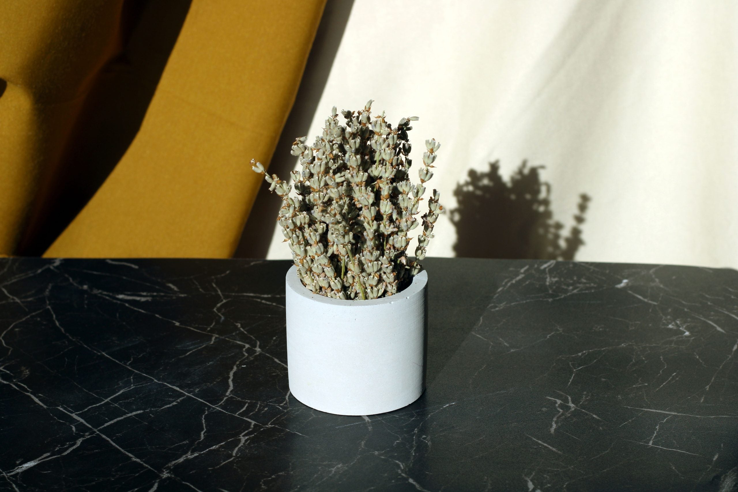 CONCRETE CYLINDER TEALIGHT HOLDER, CONCRETE CYLINDER POT
