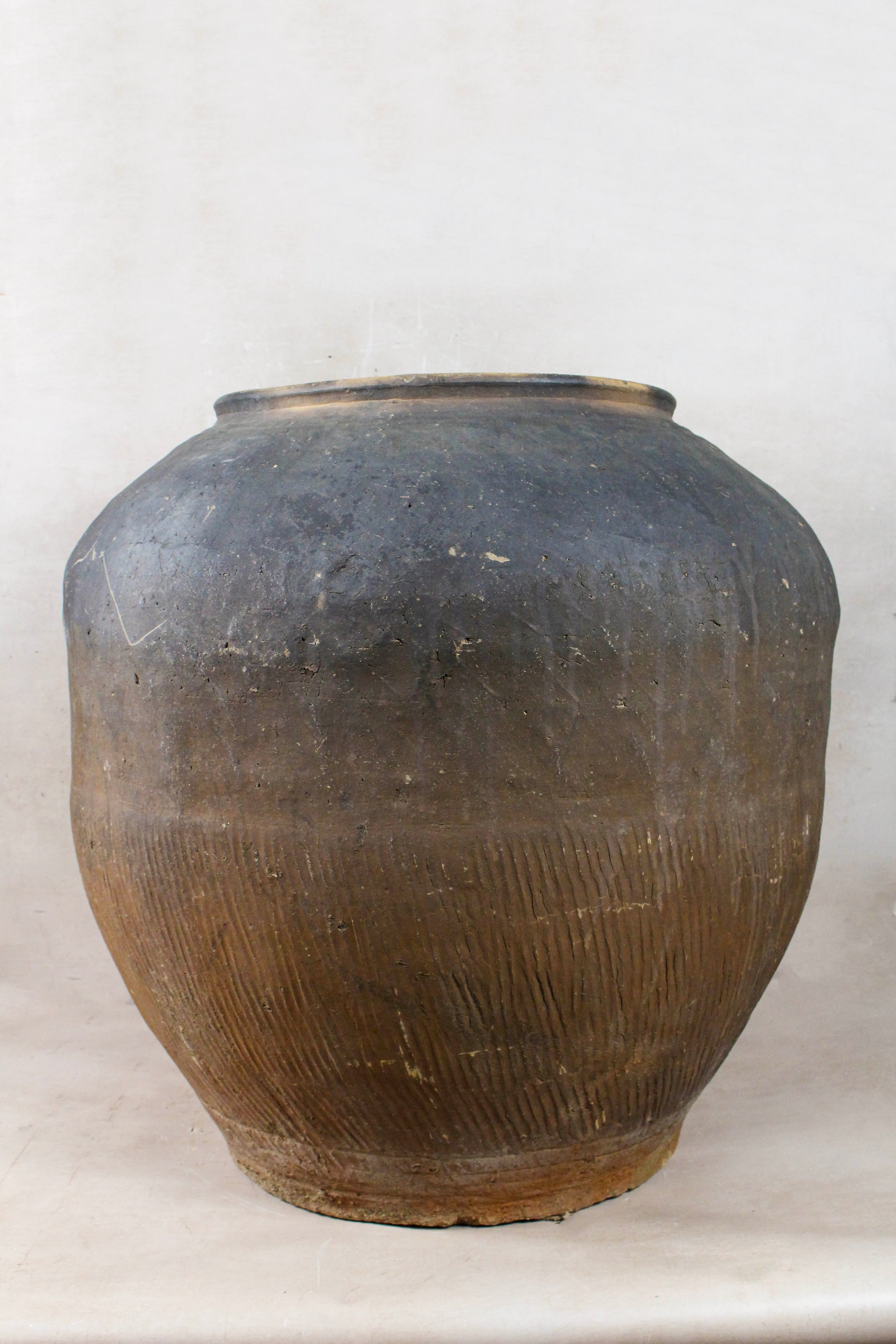 Vintage Dark Brown Pot XL  - Nº 1