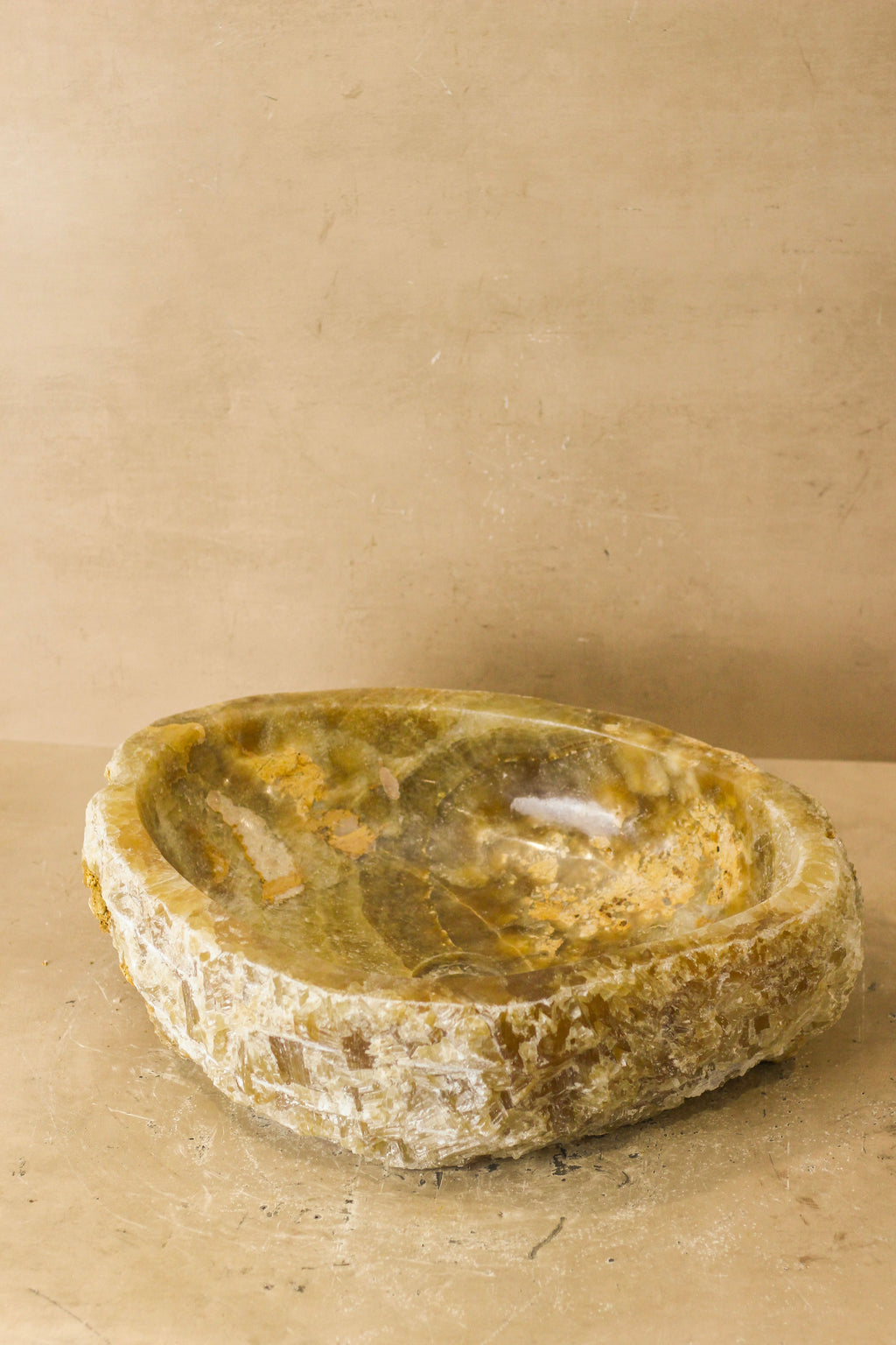 Raw Edge Onyx Wash Basin - No 2