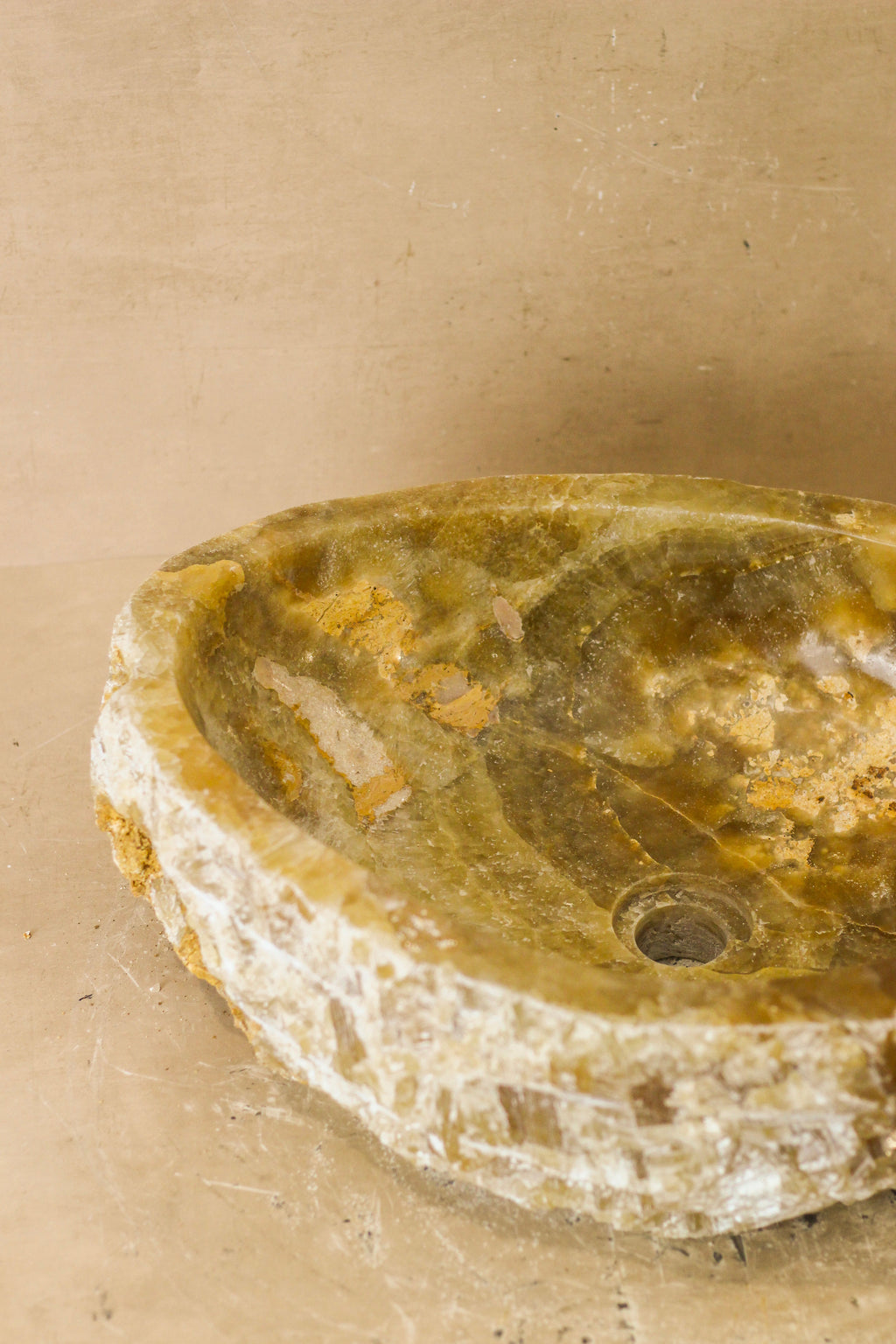 Raw Edge Onyx Wash Basin - No 2