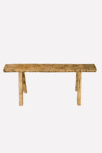 Antique Rustic Elm Bench 14.2