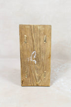 Vintage Rustic Elm Wood Stool Small - No 66