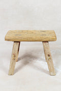 Vintage Rustic Stool Small - Elm wood - 68