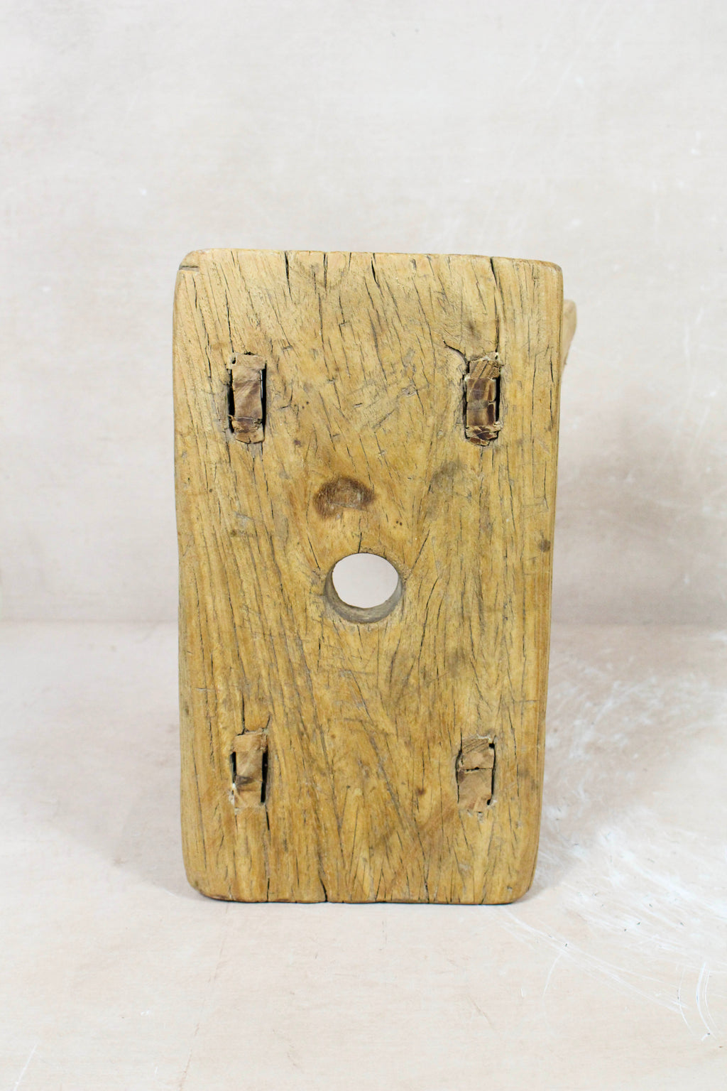 Vintage Rustic Stool Small - Elm wood - 71
