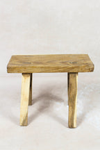 Vintage Rustic Stool Small - Elm wood - 73
