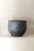 Big Old Grey Asian Pots - L019