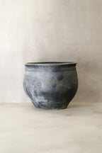 Big Old Grey Asian Pots - L020