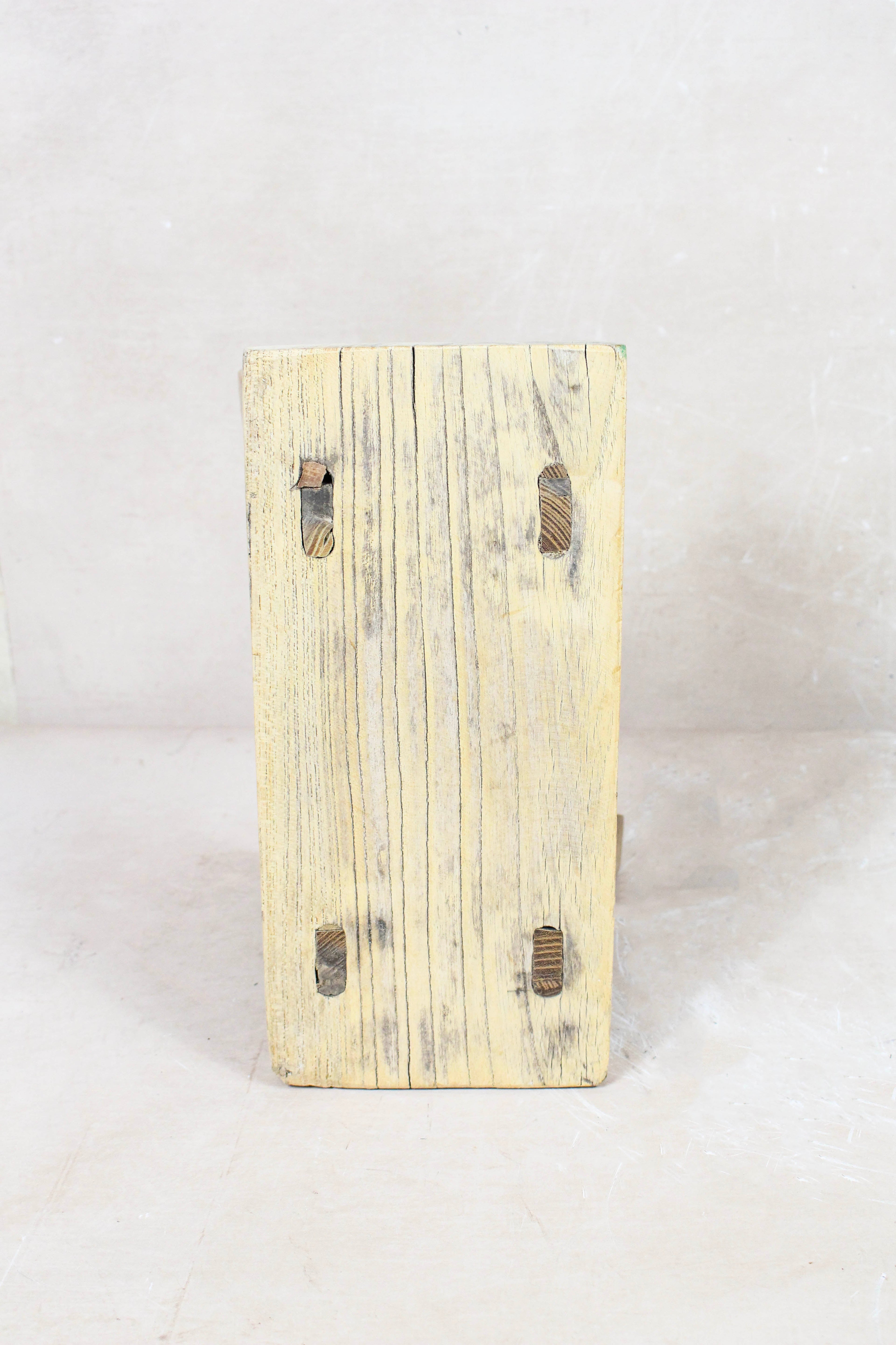 Vintage Rustic Stool Small - Elm wood - 75