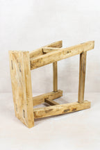 Vintage Rustic Stool - Elm wood - 77