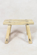 Vintage Rustic Stool Small - Elm wood - 80