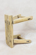Vintage Rustic Stool Small - Elm wood - 80