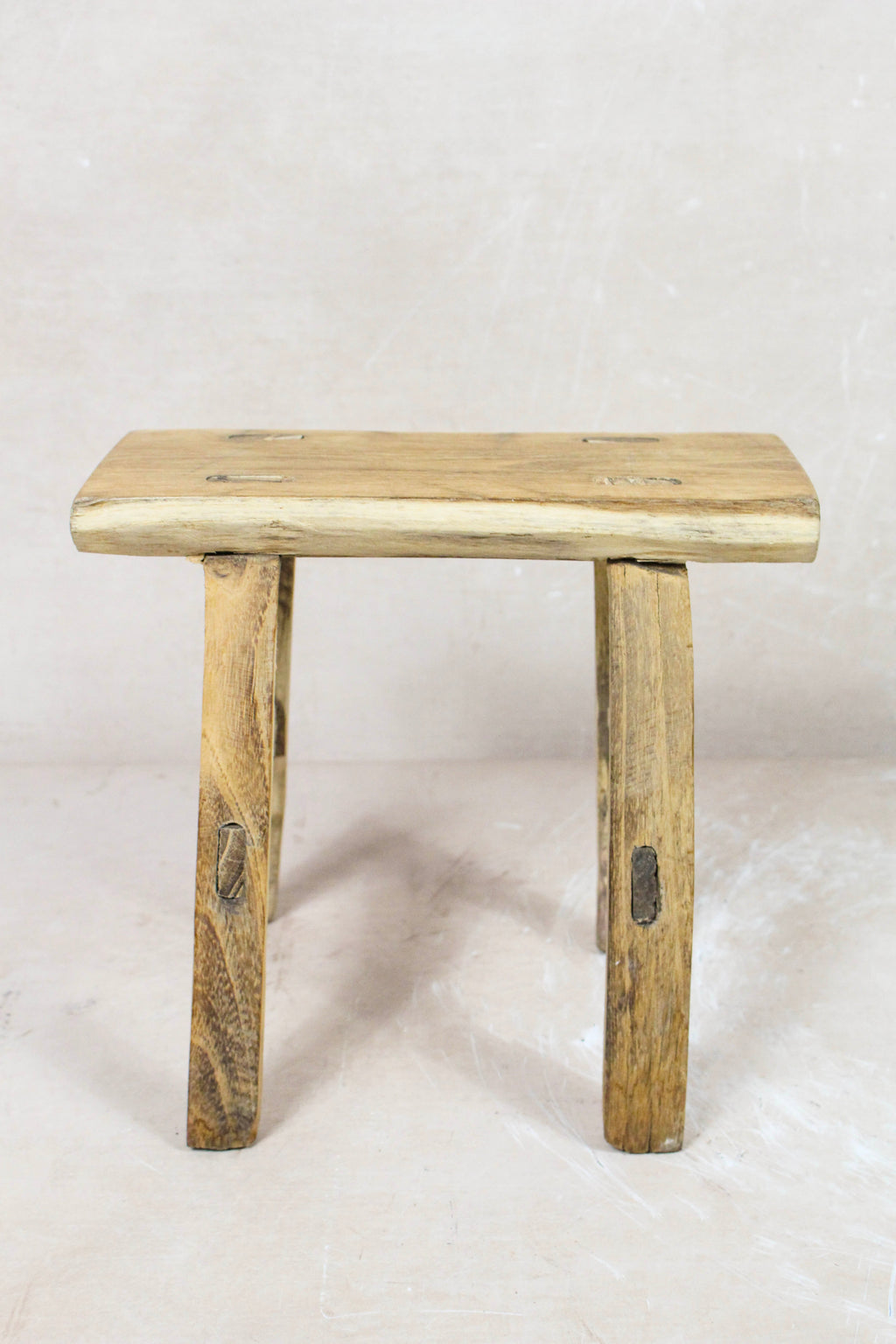 Vintage Rustic Stool Small - Elm wood - 84