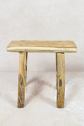 Vintage Rustic Stool Small - Elm wood - 84
