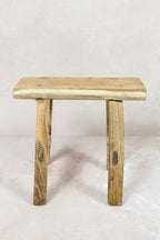 Vintage Rustic Stool Small - Elm wood - 84