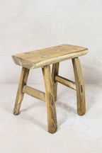 Vintage Rustic Stool Small - Elm wood - 84