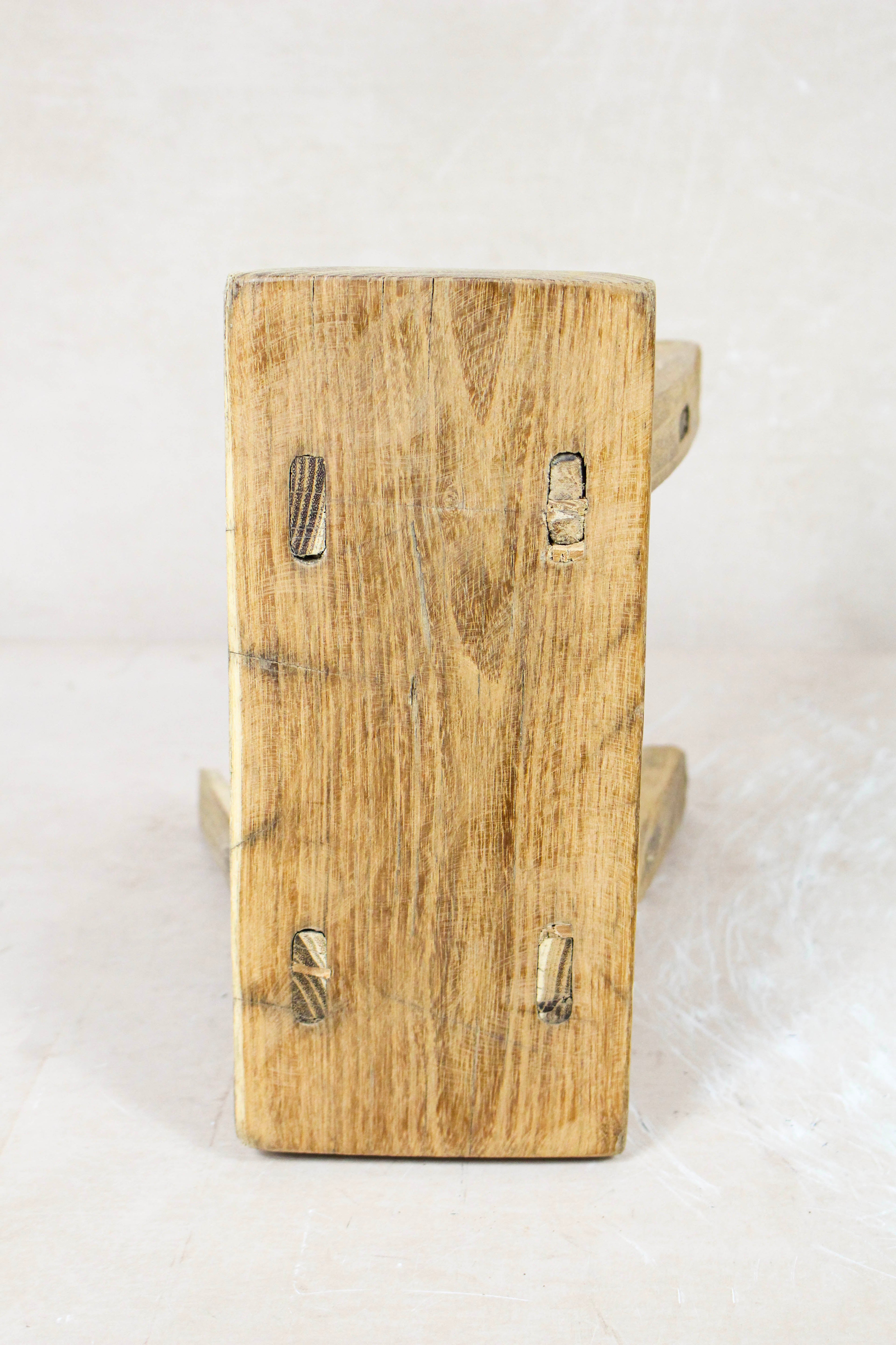 Vintage Rustic Stool Small - Elm wood - 84