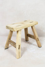 Vintage Rustic Stool Small - Elm wood - 85