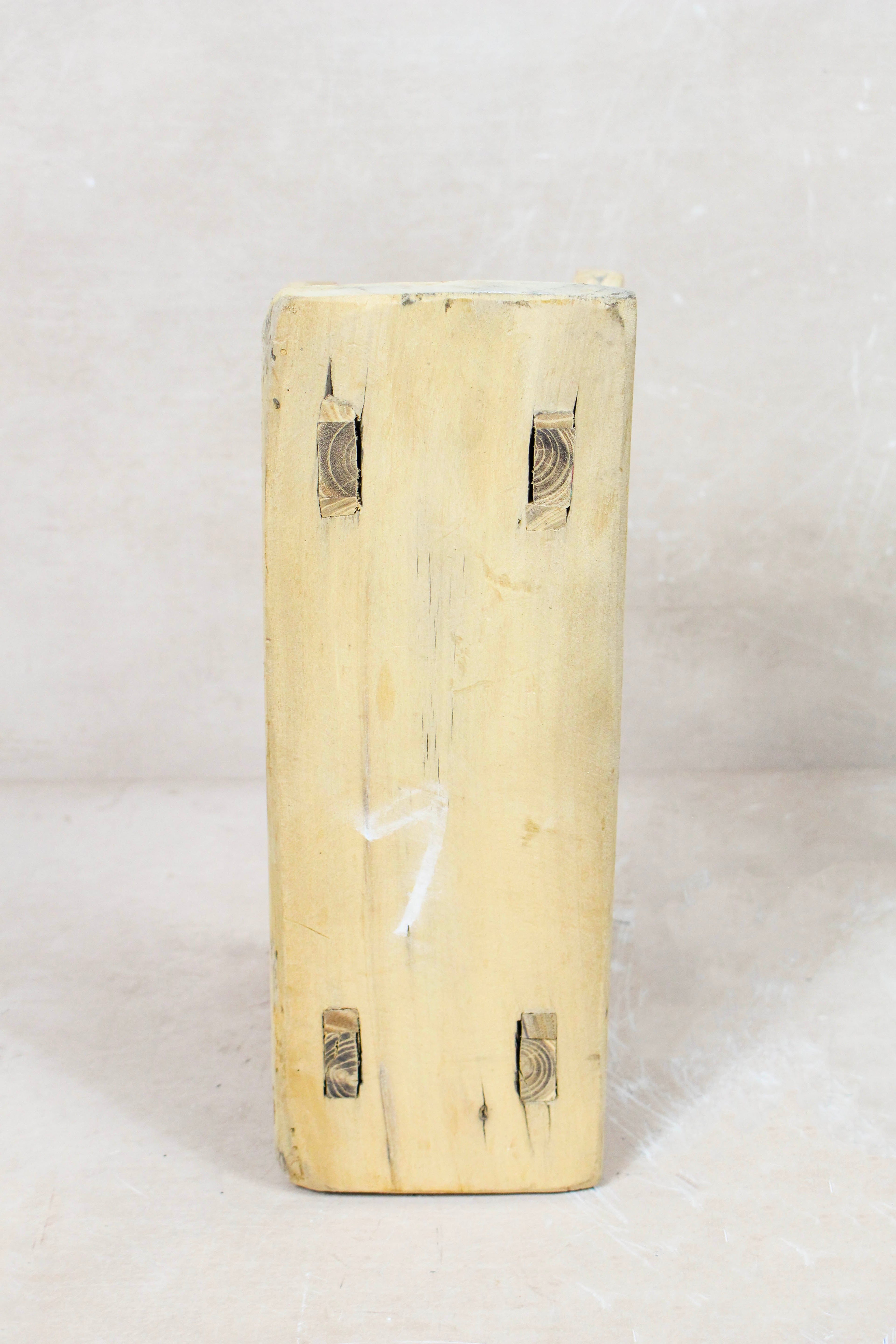 Vintage Rustic Stool Small - Elm wood - 86