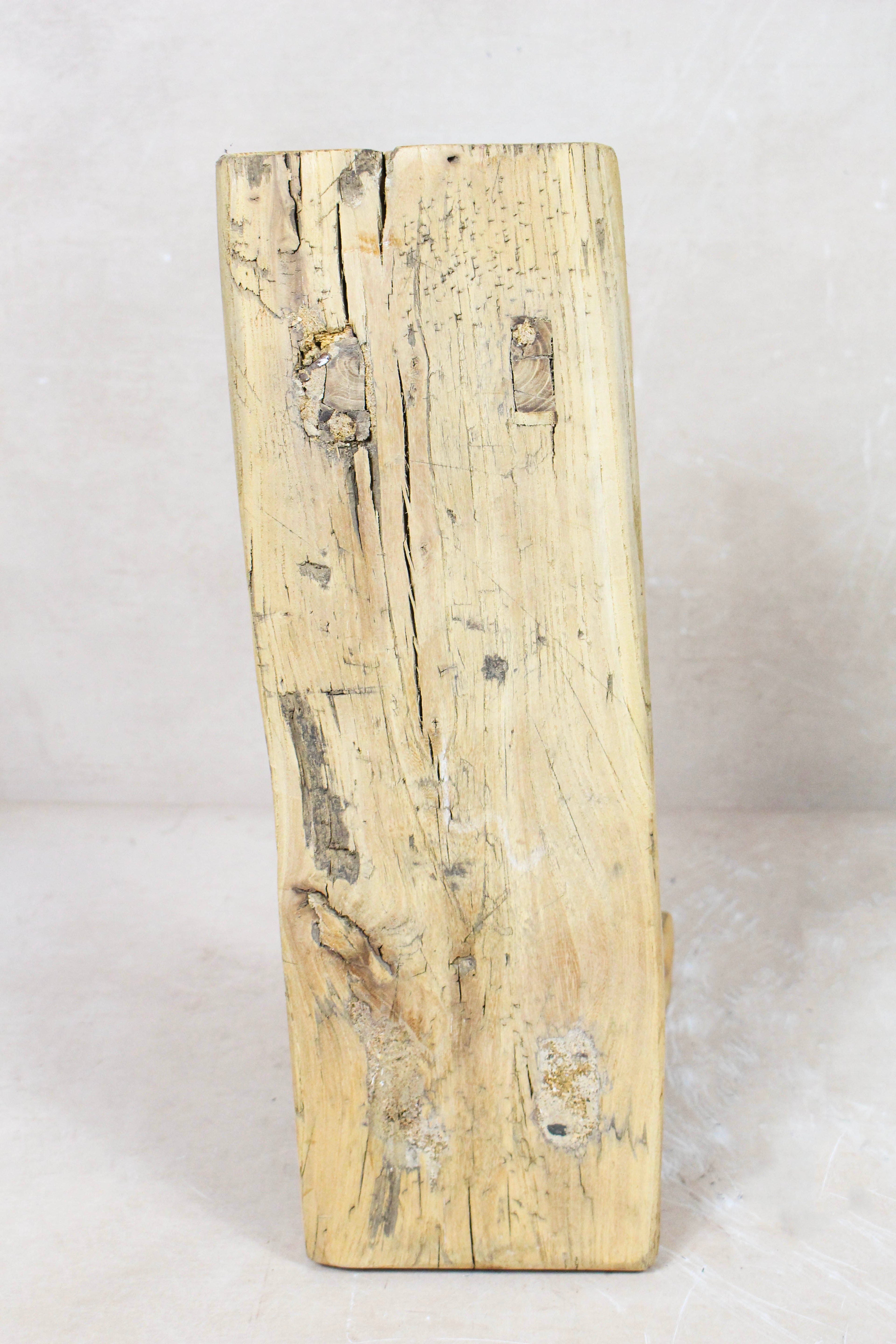 Vintage Rustic Stool Small - Elm wood - 87
