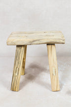 Vintage Rustic Stool Small - Elm wood - 92