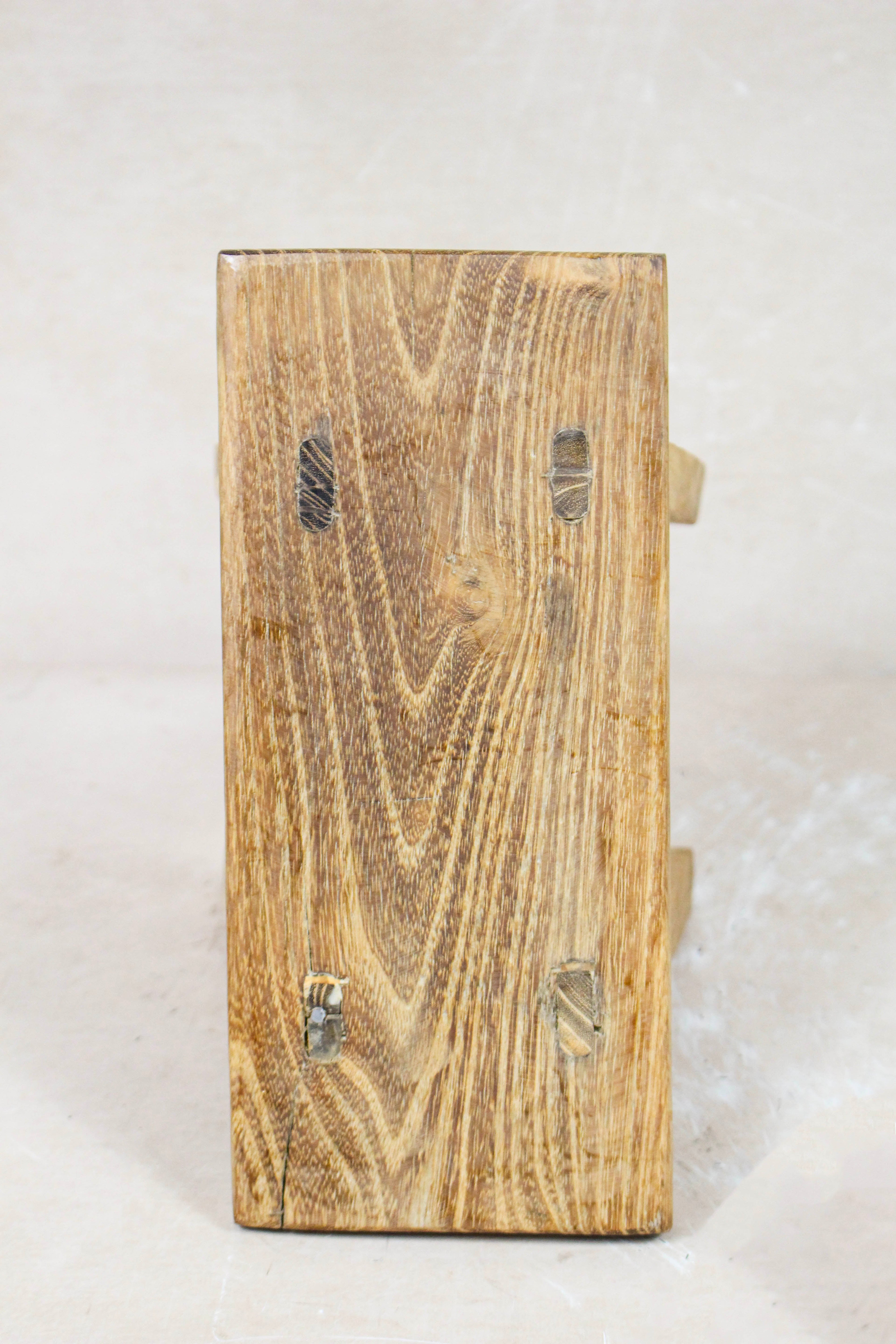 Vintage Rustic Stool Small - Elm wood - 96
