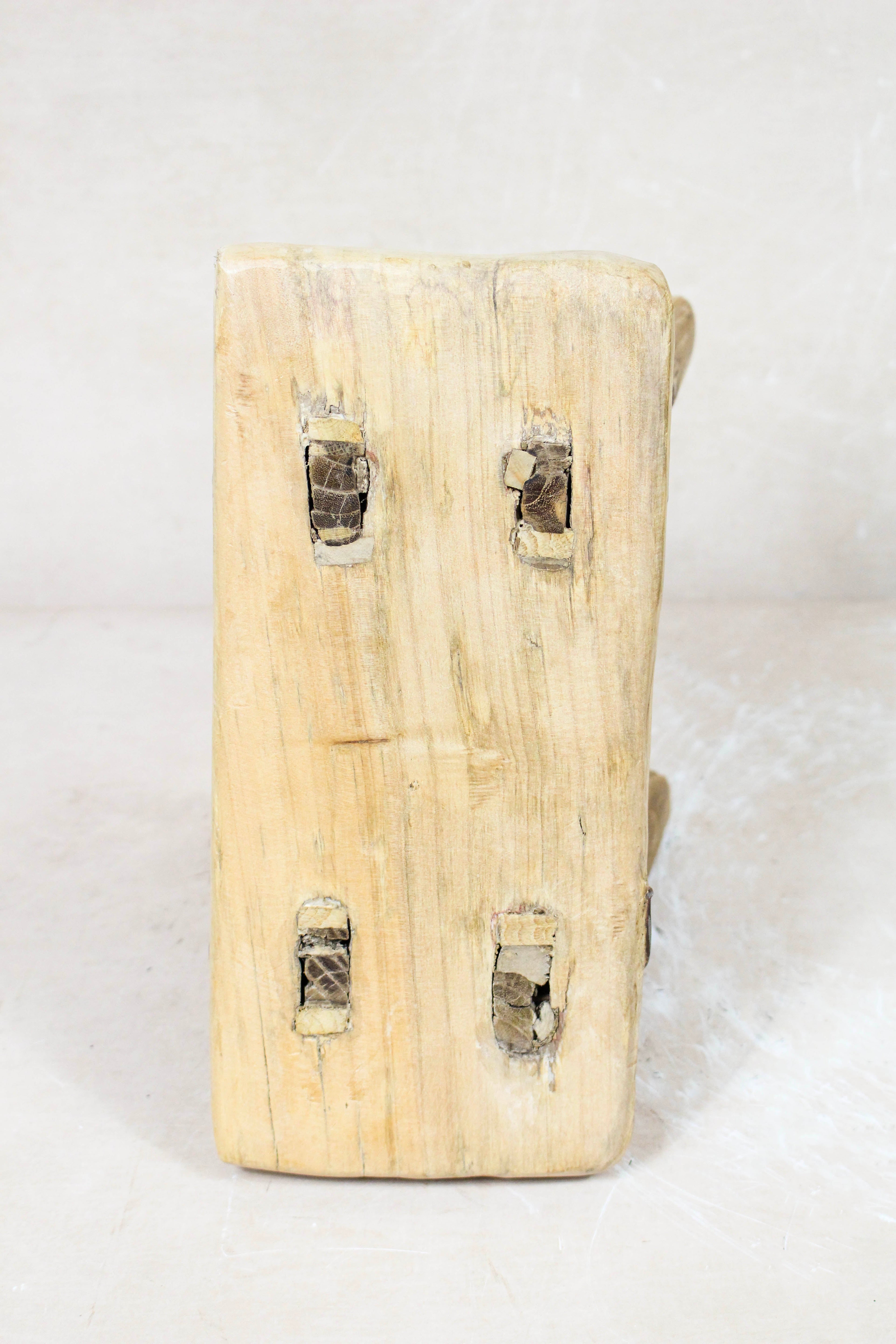 Vintage Rustic Stool Small - Elm wood - 97