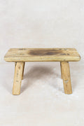 Vintage Rustic Stool Small - Elm wood - 99